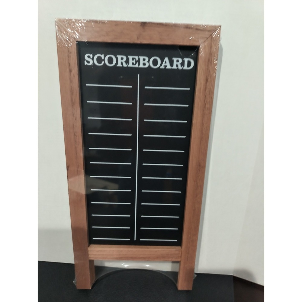 Mini  Scoreboard Chalkboard 13.5" X 6.5" Double Sided - SEALED REVERSIBLE